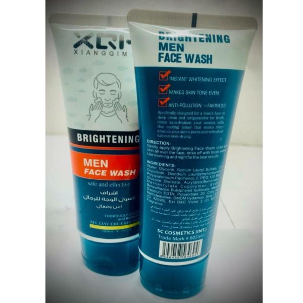 1 Pc Xqm Brightening Men’s Face Wash | Brightening Effect | Deep Cleansing | For Men’s Skin 100ml
