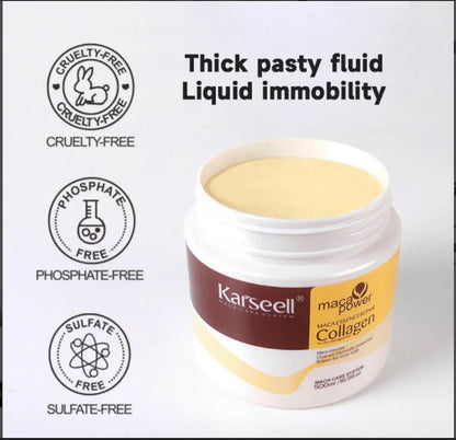 Karseell Hair Mask – Collagen & Maca Deep Repair Treatment (500ml)