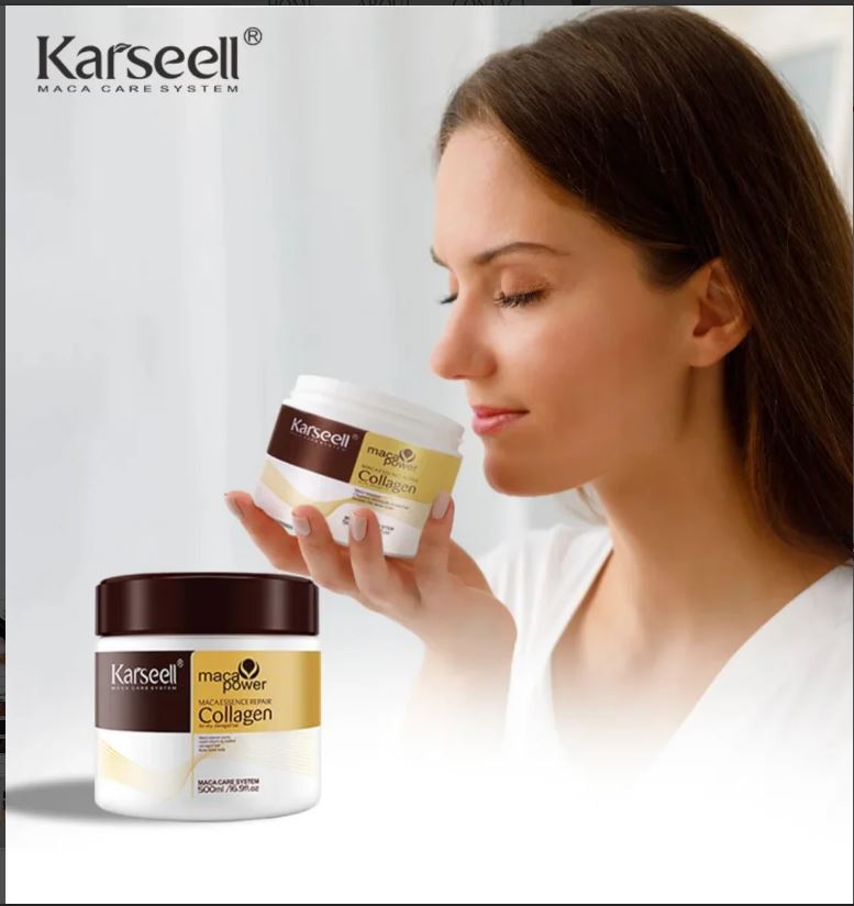 Karseell Hair Mask – Collagen & Maca Deep Repair Treatment (500ml)