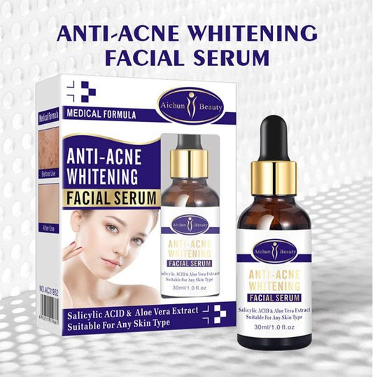 Whitening Serum for Acne Scars
Anti Acne Whitening Facial Serum
Aloe Vera Salicylic Acid Serum
Aichun Beauty Serum 30ml

