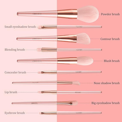 Sweet Beauty 07 Pcs Makeup Brush Set | Complete Brush Kit For Professional And Beginner (random Color)