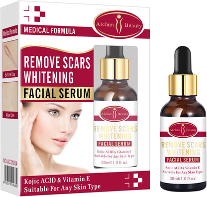 Vitamin E Skin Repair Serum
Kojic Acid Scar Removal Serum
Face and Body Scar Serum
Aichun Facial Serum 30ml

