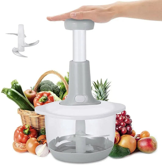 Manual hand push chopper
2 liter vegetable chopper
Meat and vegetable grinder
Kitchen chopper hand press



