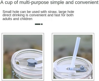 Unicorn Shape 350 Ml Glass Mug With Straw And Lid Creative Cartoon Children’s Glass Milk Cup Juice Glass Drink Ware Water Bottle 1 Pcs (unicorn Shape )
