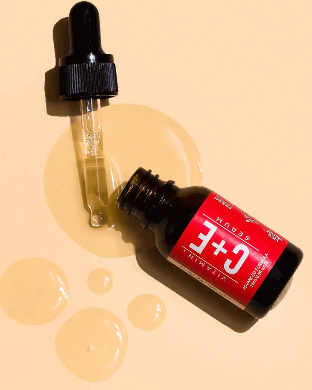 Nirvana Botanics Vitamin C + E Serum – Ml 15 | Anti Acne & Glowing Serum Vitamin C + E