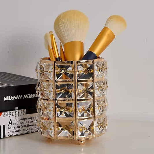 Luxury pen holder
Elegant crystal holder
Decorative makeup holder
Clear crystal organizer
Acrylic crystal brush holder






