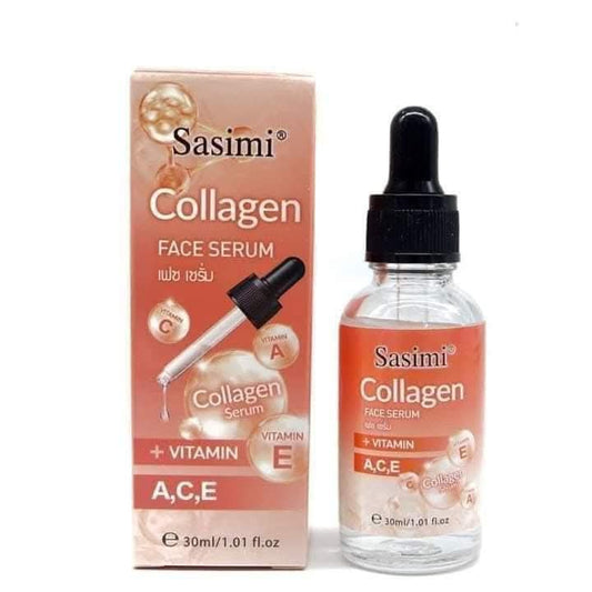 Sasimi Vitamin E Serum
Sasimi Face Serum 30ml
Sasimi Collagen Face Serum
Sasimi Collagen and Vitamin E
