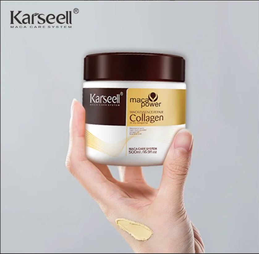 Karseell Hair Mask – Collagen & Maca Deep Repair Treatment (500ml)