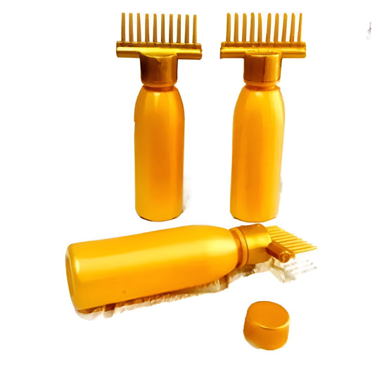 🧴 Pack of 20 empty bottles – Ideal for bulk use
💇‍♀️ Comb-tip applicator – For even root distribution
🌿 Multi-purpose – Use for oiling
✅ Perfect for salons
shampoo & treatments
home use






