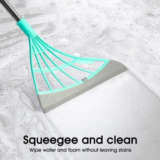 Magic Broom Window Washing Wiper Silicone Broom Floor Cleaning (random Color )