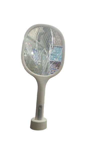 Mosquito Racket Electric Fly Swatter Powerful Usb Rechargeable Grid 3-layer Mesh Home Fly Killer Lamp (random Color)